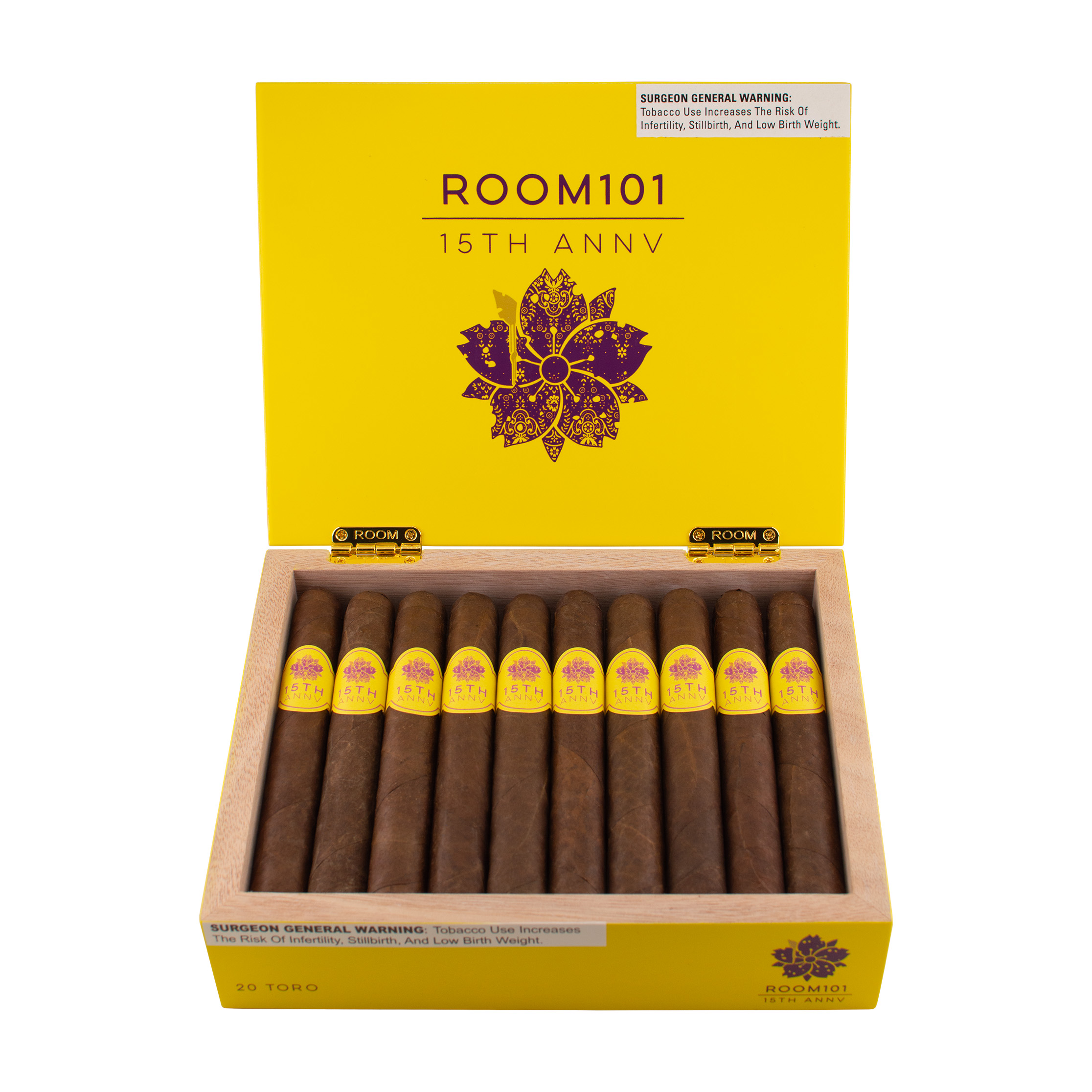 Room 101 15th Anniversary Toro Cigar - Box